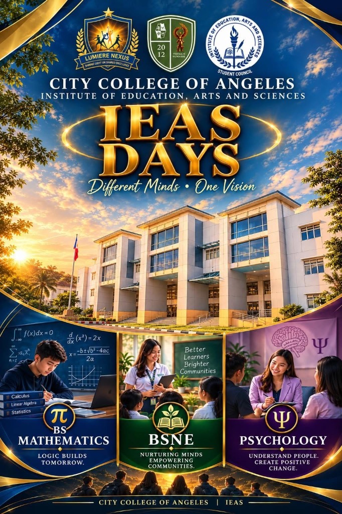 City College of Angeles - IEAS Days: Different Minds, One Vision