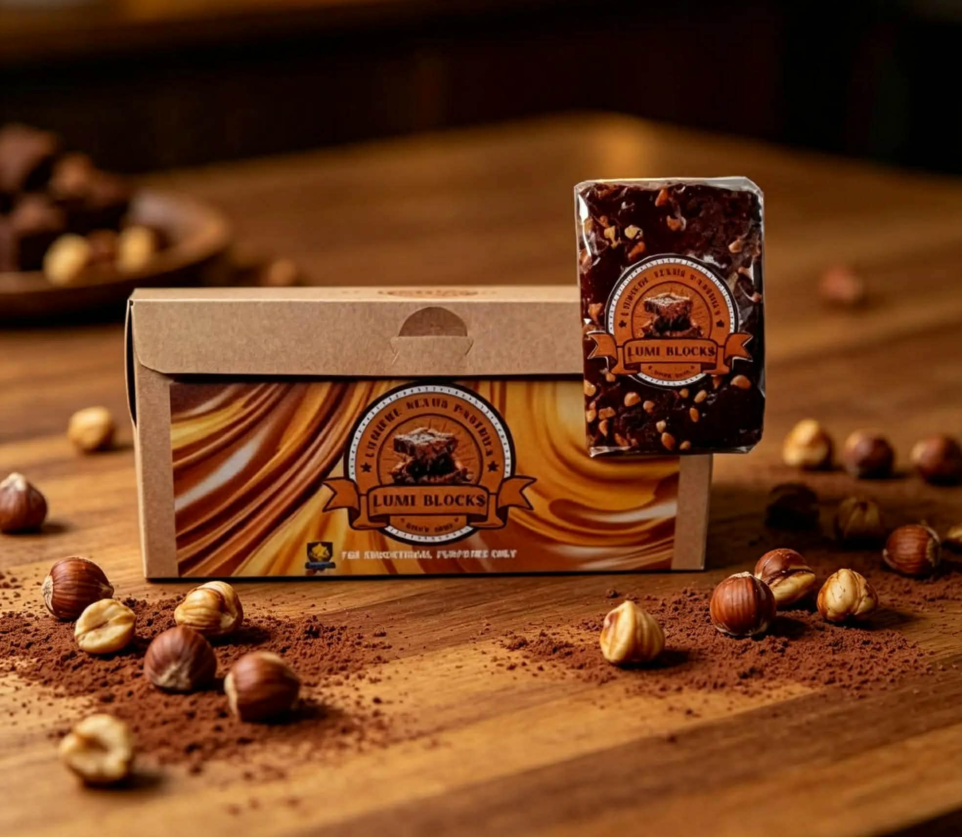 Lumi Blocks Brownies Packaging